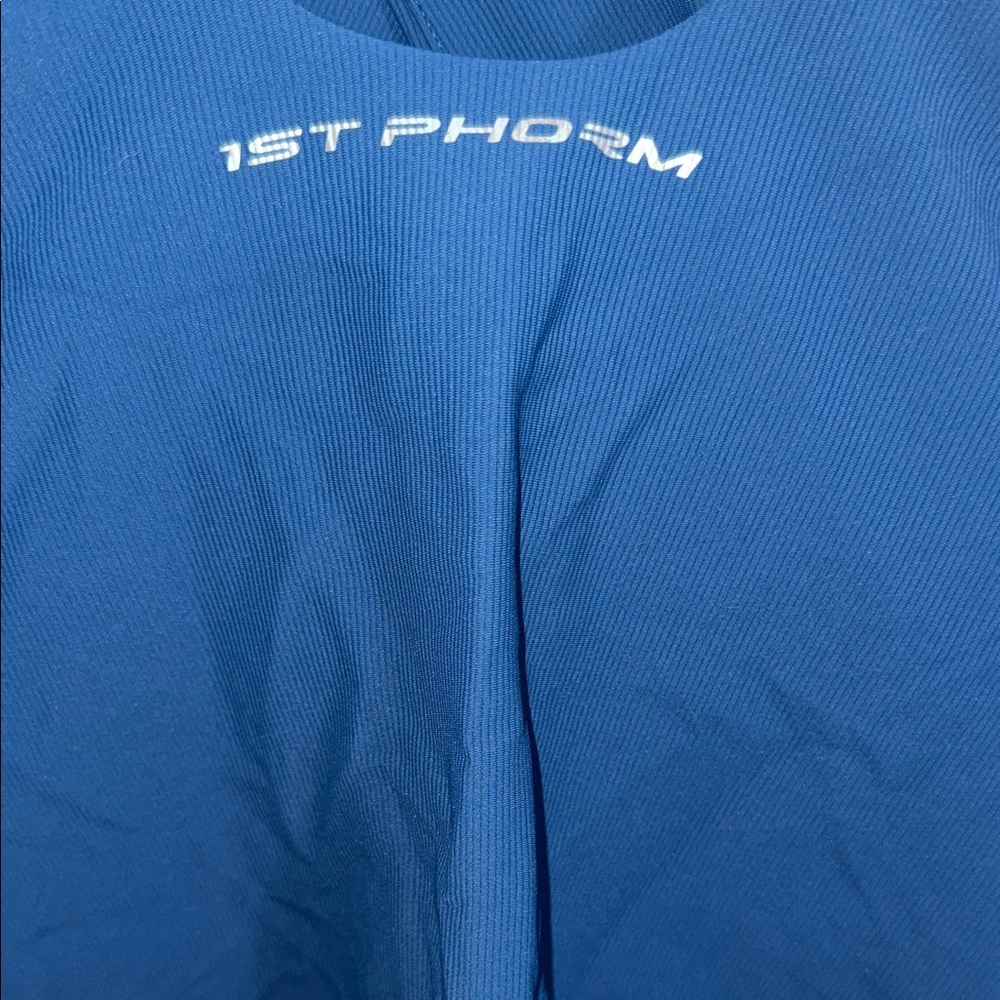 1st Phorm Women's Blue Sports Bra - Picture 2 of 5